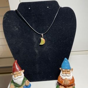 Earth stone moon necklace 🌛🌎🌳